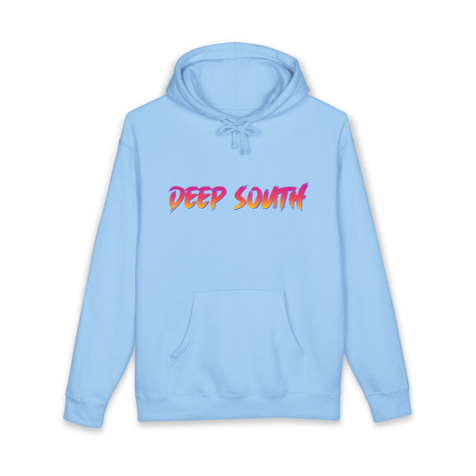 Deep South Sunset Hoodie Blue Aqua