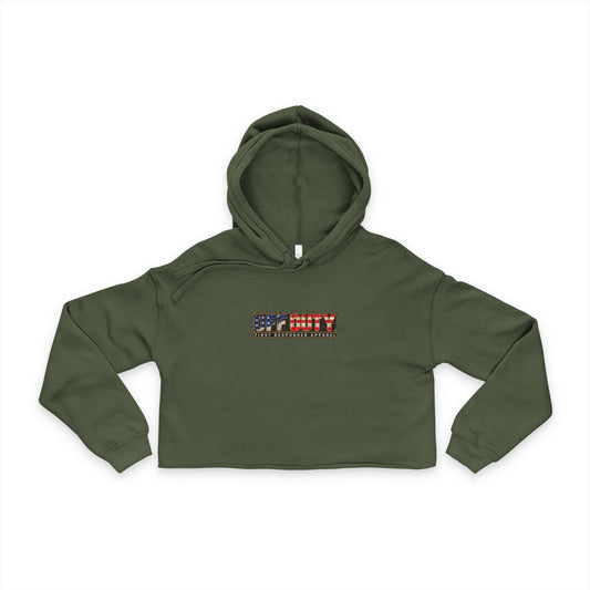 Off Duty Cropped Hoodie