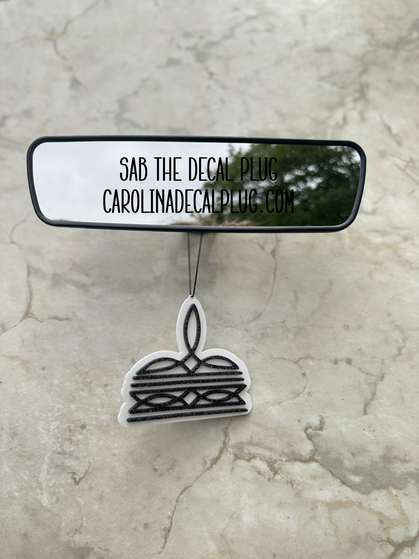 Boot Stitch Car Charm