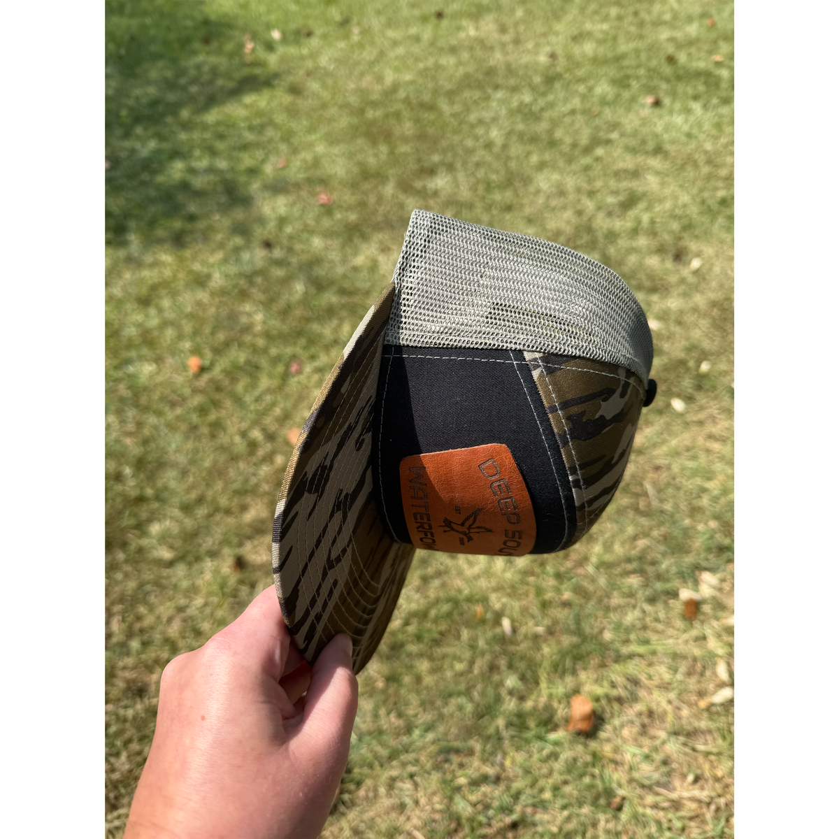 Deep South Waterfowl Leather Patch Hat