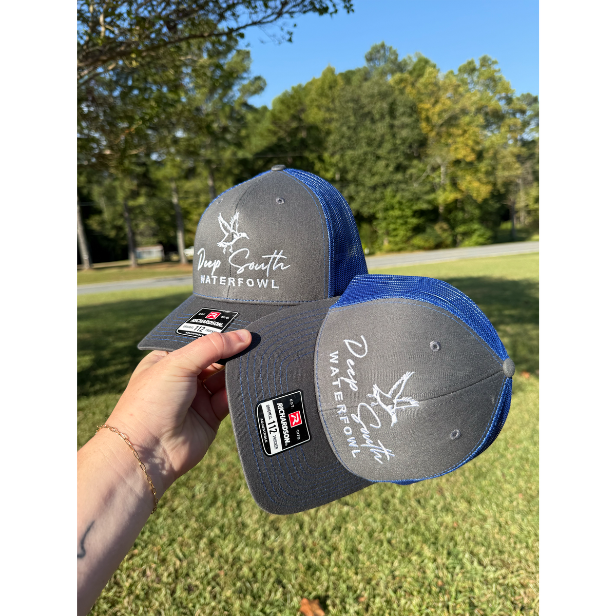 DSW Snapback (Grey/Royal)