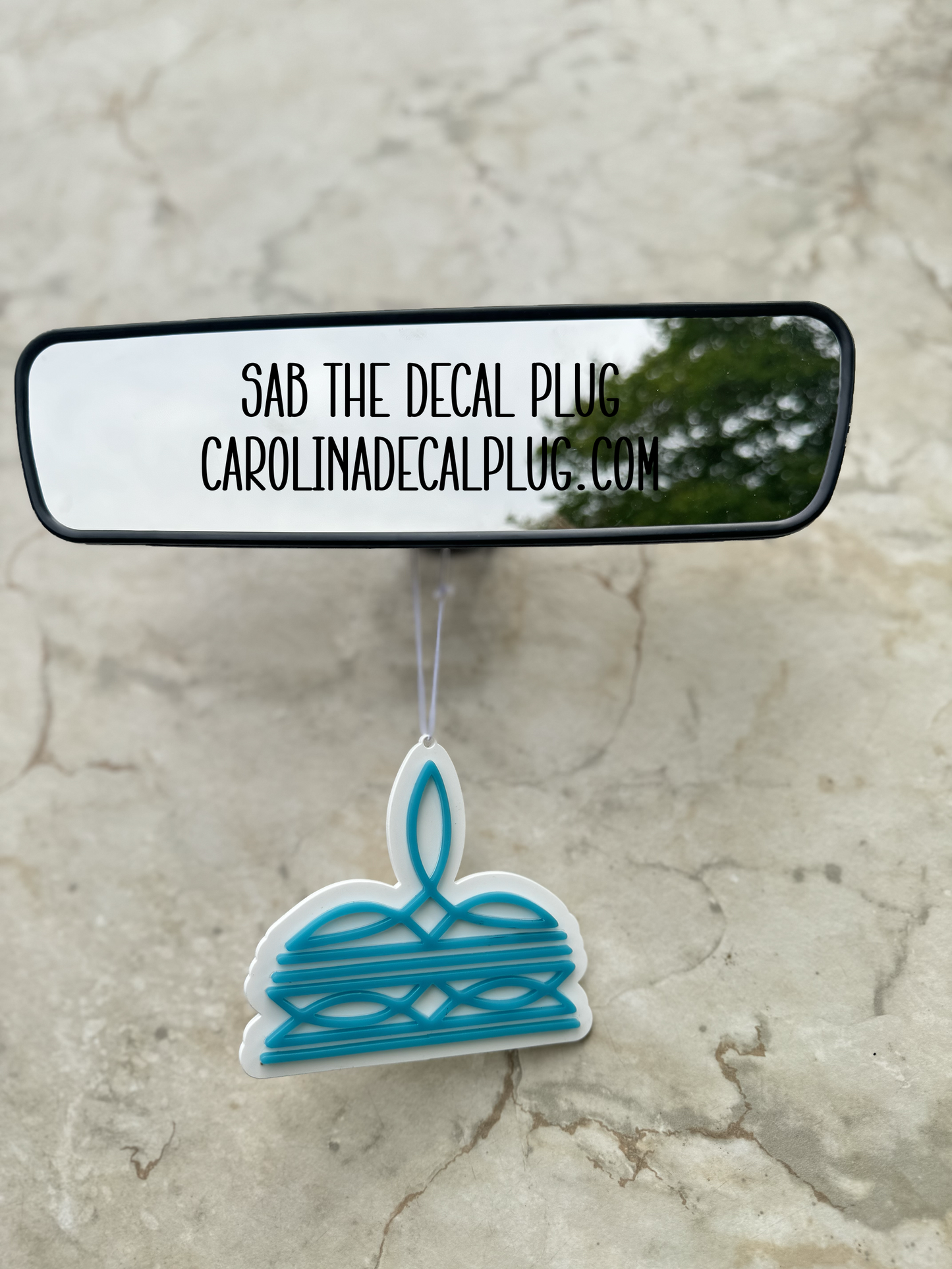 Boot Stitch Car Charm
