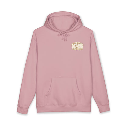 Deep South Outdoors Patch Hoodie Dusty Pink