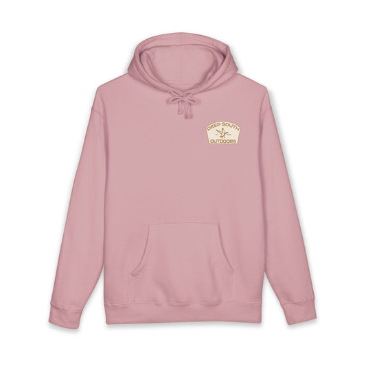 Deep South Outdoors Patch Hoodie Dusty Pink