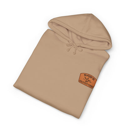 Sab's Outfitter Leather Patch Hoodie Sandstone
