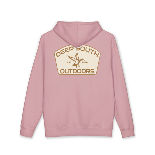 Deep South Outdoors Patch Hoodie Dusty Pink