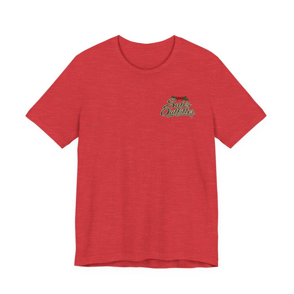 Lowrys Christmas Parade Camo Badge Tee (Red)