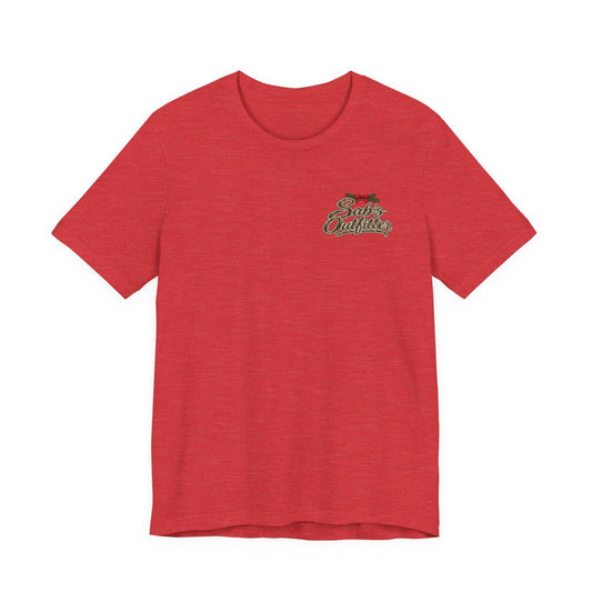 Lowrys Christmas Parade Camo Badge Tee (Red)