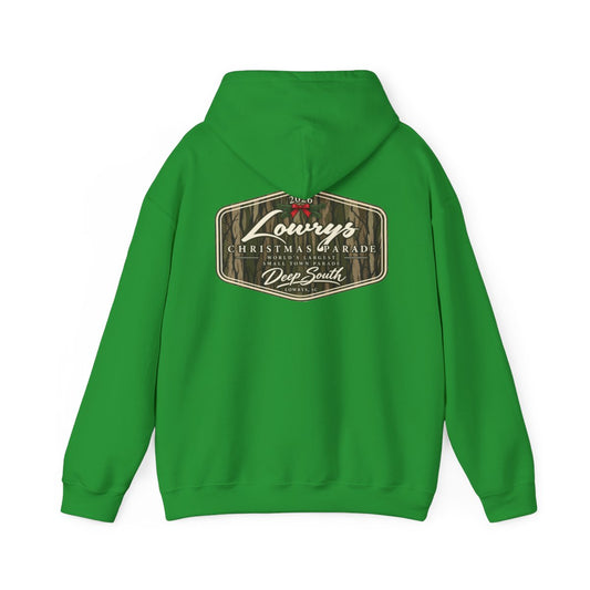 Lowrys Parade 2026 Camo Badge Hoodie (Green)