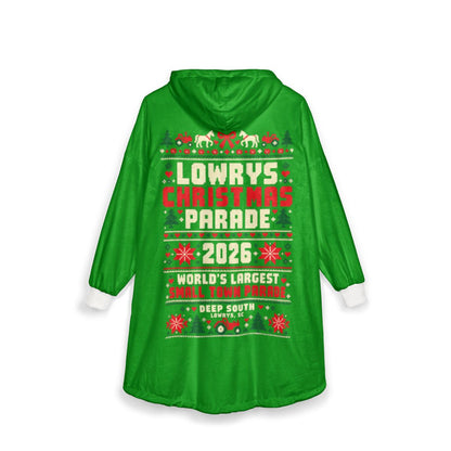 Lowrys Christmas Parade 2026 Hooded Blanket