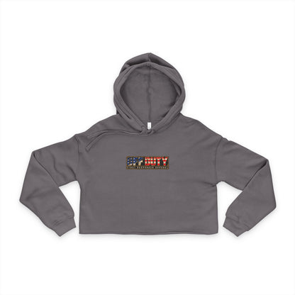 Off Duty Cropped Hoodie