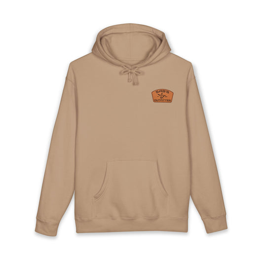 Sab's Outfitter Leather Patch Hoodie Sandstone