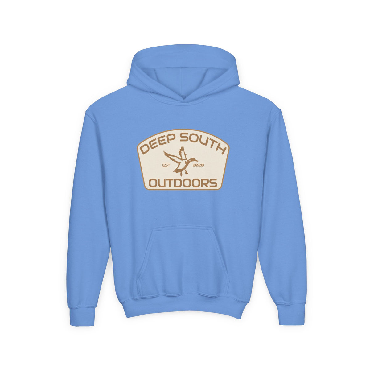 Deep South Outdoors Youth Hoodie Carolina Blue