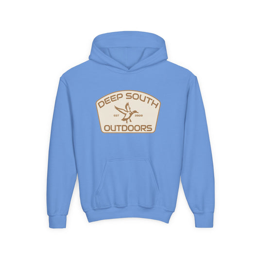 Deep South Outdoors Youth Hoodie Carolina Blue
