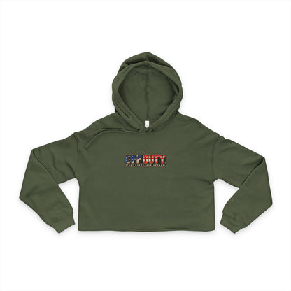 Off Duty Cropped Hoodie