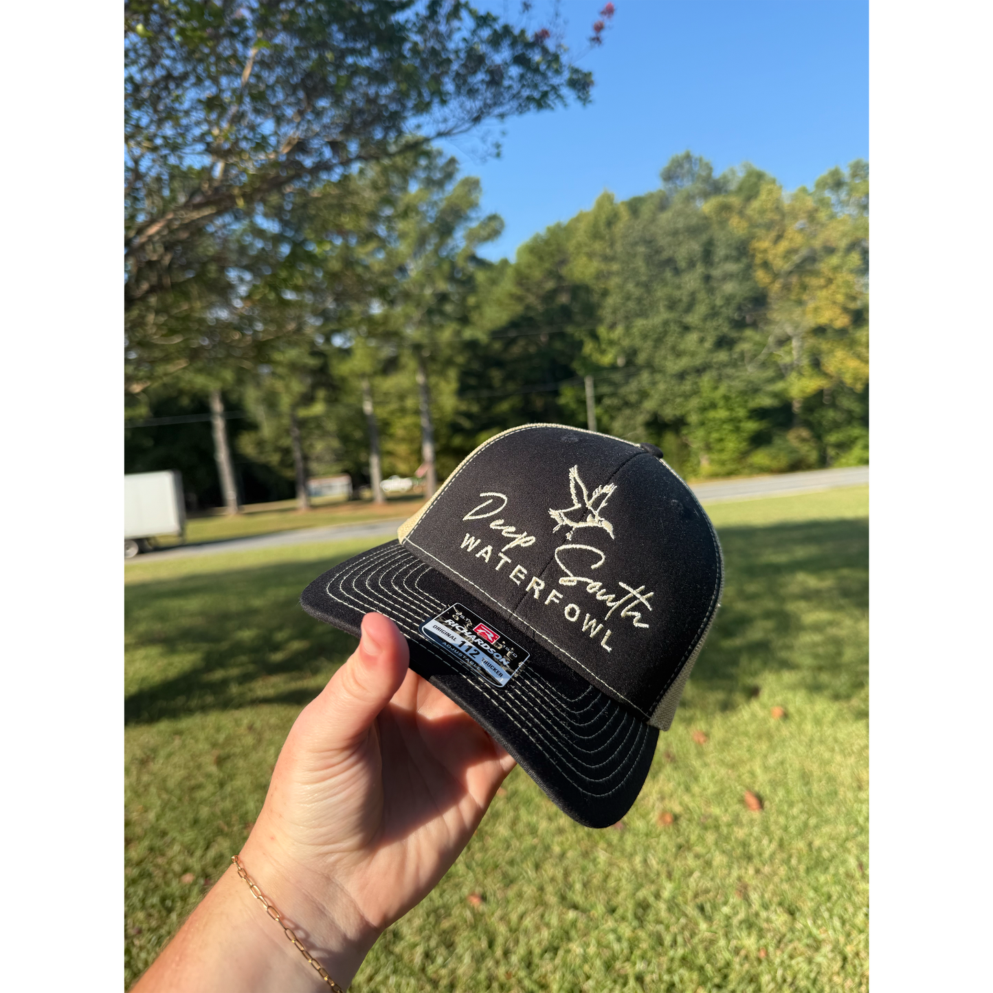 DSW Black/Tan Snapback