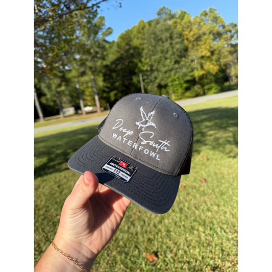 DSW Gray/Black (White Thread) Snapback