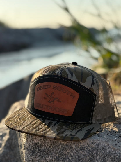 DSO Leather Patch (black/mossy oak)