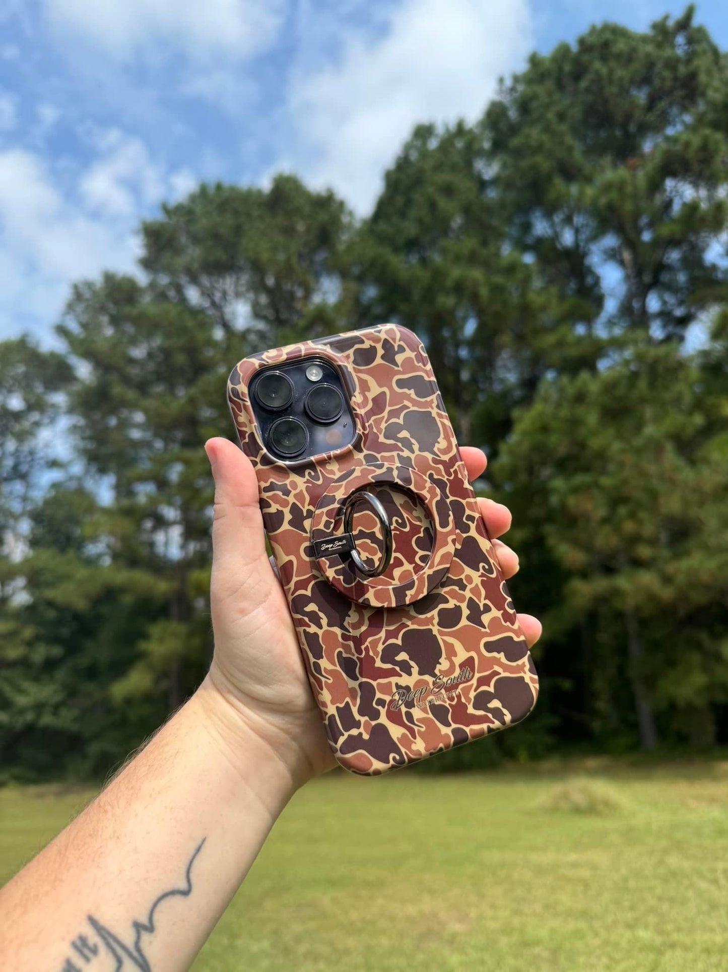 Duck Camo iPhone Case + MagSafe Grip