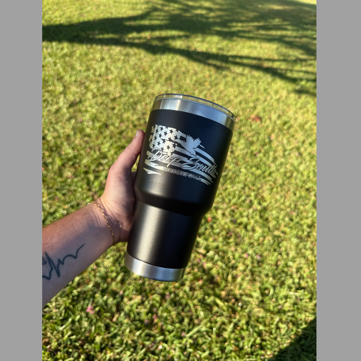 30oz Black DSW Flag Tumbler