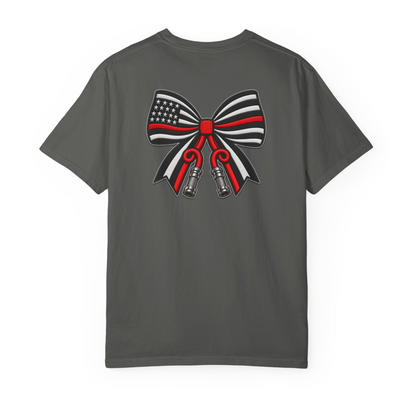 Fire Hose Bow (Faux Embroider Patch)