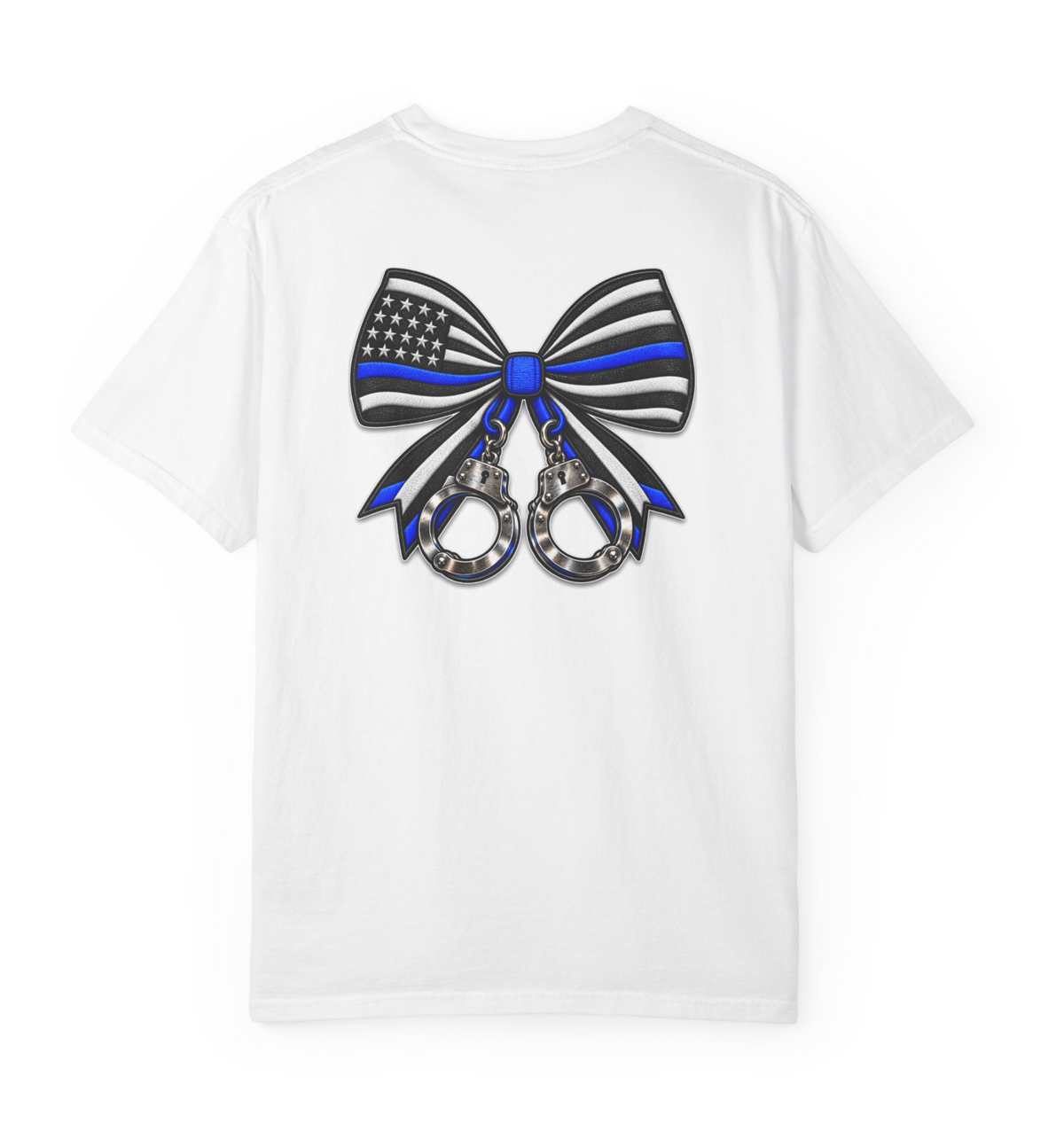 Hand Cuffs Bow (Faux Embroider Patch)