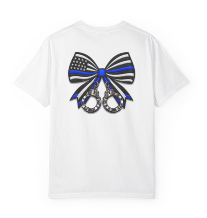 Hand Cuffs Bow (Faux Embroider Patch)