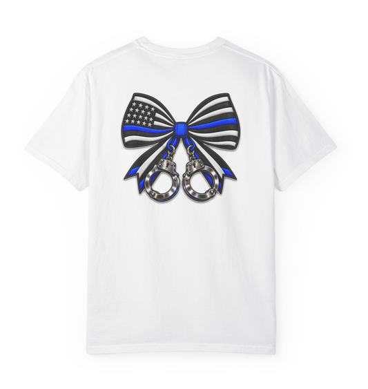 Hand Cuffs Bow (Faux Embroider Patch)