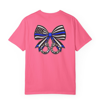 Hand Cuffs Bow (Faux Embroider Patch)